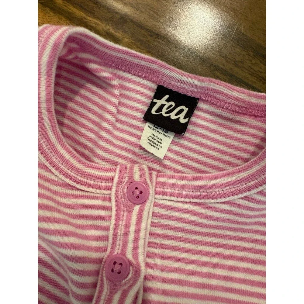 Tea Collection Long Sleeve Rompers, size 12-18 months